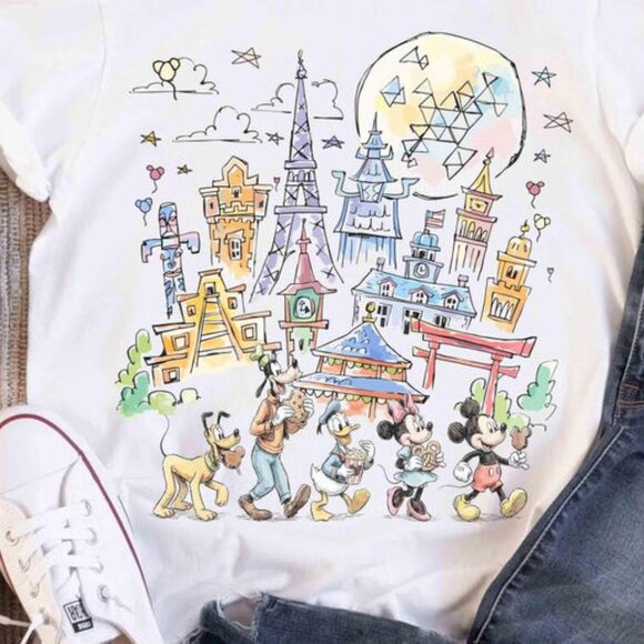 Michelle
L Other - Mickey & Friends Disney Epcot Shirt, Epcot World Tour 2026 T Shirt 170